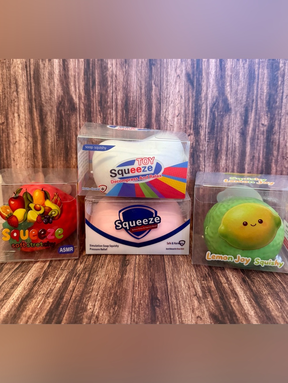✨Bundle of 4 Brand New Crunchy Squishies✨